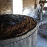 Fermentation barrels for the mash