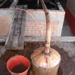 Copper still and cooling tank