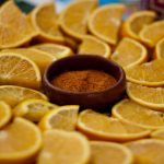 Oranges and sal de gusano at the Pop Up Mezcaleria at the Bold Italic. Photo Erin Conger
