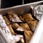 Tamarindo's tamales at the Pop Up Mezcaleria. Photo: Erin Conger