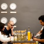 The scene at the cocktail bar at the Pop Up Mezcaleria at the Bold Italic. Photo: Erin Conger
