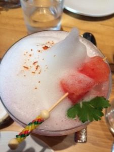 The Sandia cocktail at Calavera