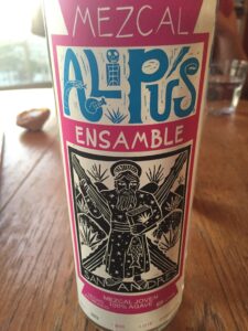 The front label of the San Andres Ensamble. 