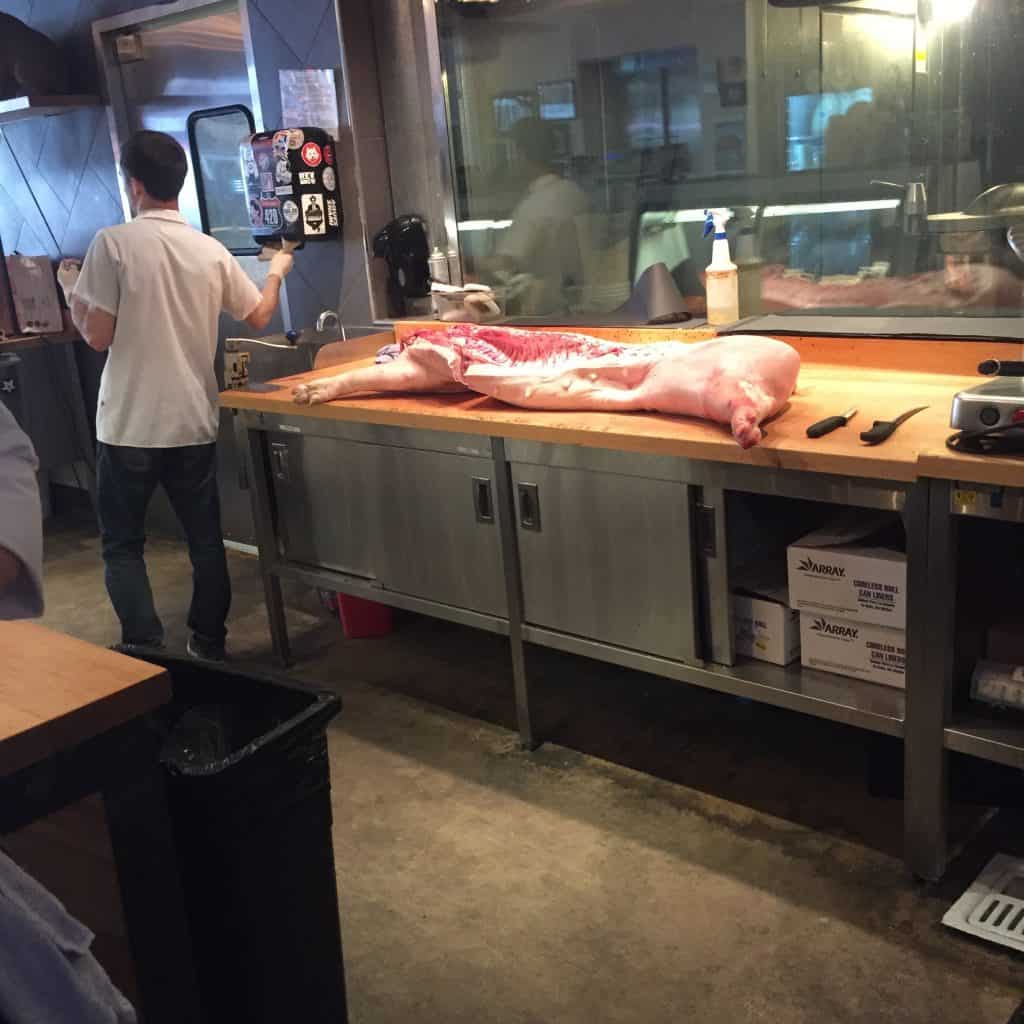 Chop House is more than just a name, it's a fully functional butcher shop. 
