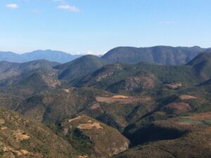 The view from Hierve el Agua