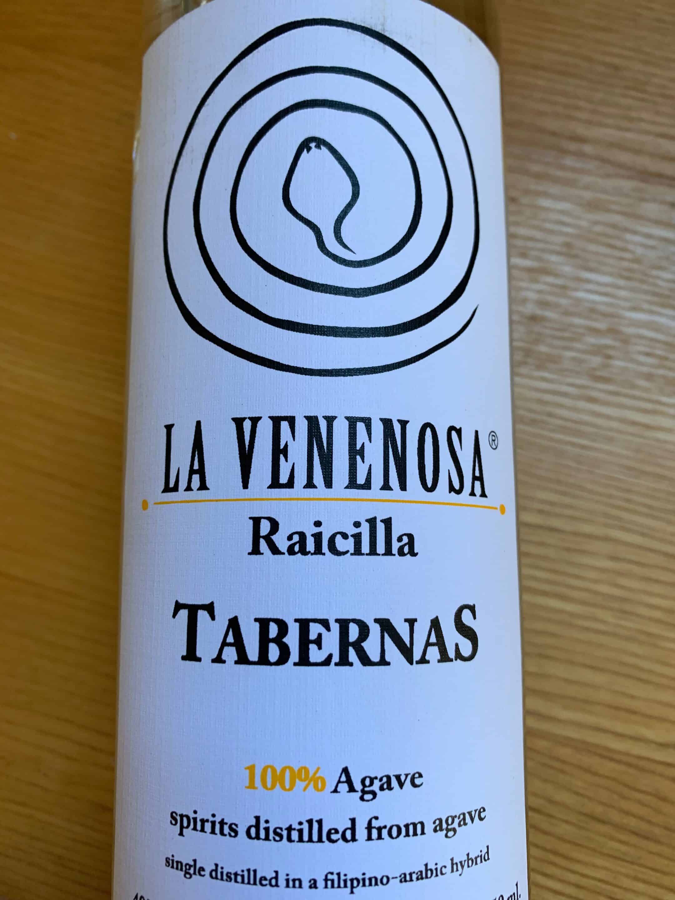La Venenosa Raicilla Tabernas - Tasting notes