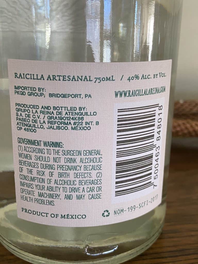 Las Perlas Raicilla Rhodacantha - Angustifolia - Tasting notes