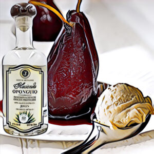 Perfect Mezcal Pairing: Hacienda Oponguio Cupreata & Poached Pears 